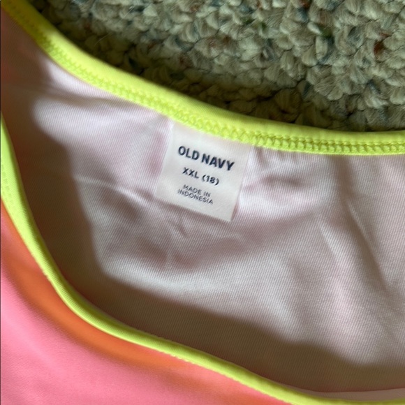 Old Navy Pink and Blue Bikini Swimwear - Picture 3 of 8